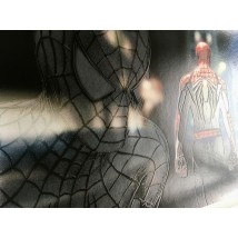 Постер Человек паук Spider-Man на стену на холсте по номерам№2 50 см х 35 см