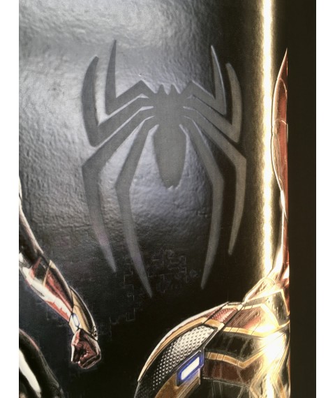 Плакат Человек-паук Питер Паркер на холсте на стену по номерам №3 50 см х 35 см