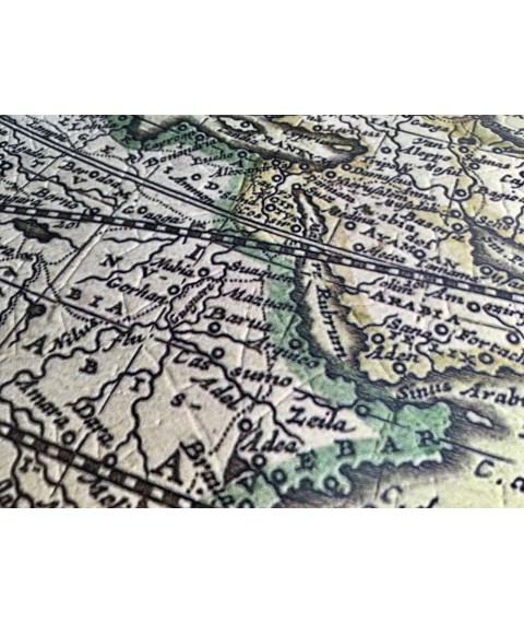 Poster World Map of Europe 3D Old World Map Europe 180 cm x 155 cm