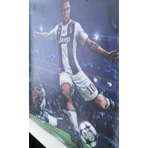 Постер Фифа Cristiano Ronaldo FIFA 19 подарок геймеру дизайнерское PrintHouse 50 см х 50 см