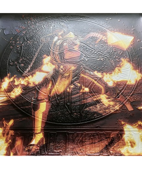 Poster Scorpion Mortal Kombat Geschenk f?r Gamer Designer PrintHouse 50 cm x 50 cm
