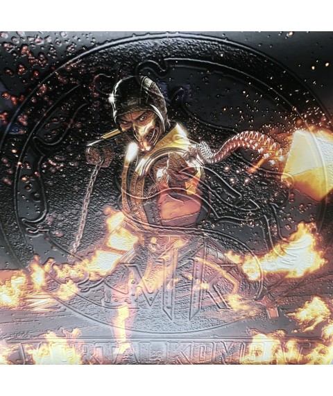 Poster Scorpion Mortal Kombat Geschenk f?r Gamer Designer PrintHouse 50 cm x 50 cm