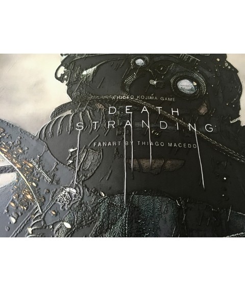 Poster Death Stranding Sam Bridges Geschenk f?r Gamer Designer PrintHouse 50 cm x 50 cm