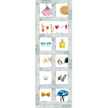 Panel Soho Designer-Geschenkserie Home & Office PrintHouse 110 cm x 320 cm