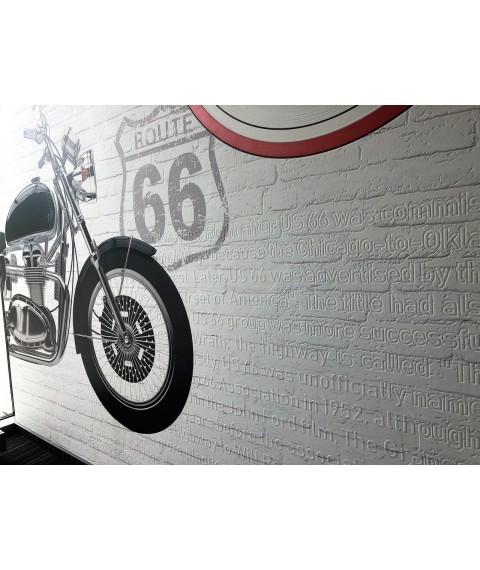 Textured brick-like wallpaper in the Loft interior PrintHouse 155 cm x 315 cm