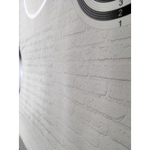Non-woven wallpaper textured bricks Loft PrintHouse Dimense 465 cm x 280 cm Leather