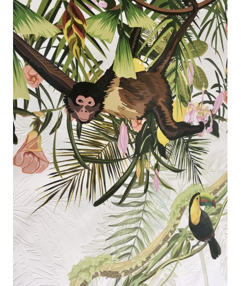 Design panel for the nursery Jungle PrintHouse 310 cm x 280 cm