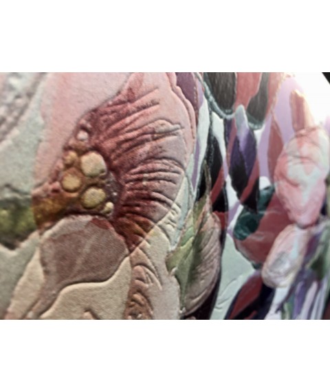 Флізелінові шпалери в спальню Квіти стиль ретро Pastel flowers in Retro style 310 см х 280 см