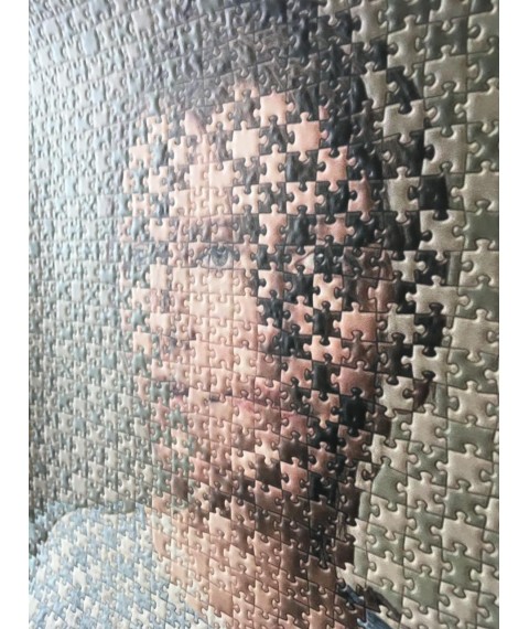 Poster 3D-Puzzle-Portr?t eines M?dchens Familie Design gepr?gt Dimense Print-House 70 cm x 90 cm