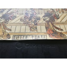 Japanisches Scroll-Poster basierend auf Ukiyo-e Shubun Tensho Sesshu Sansui Chokan Dimense print 90 cm x 70 cm