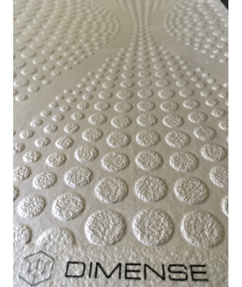 Embossed design panels 3D Opti Dots structure 150 cm x 150 cm