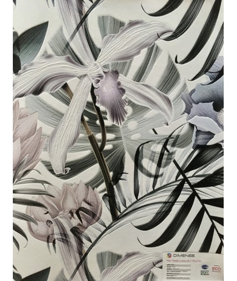 Designplatte im Provence-Stil Glamorous Flower 155 cm x 250 cm
