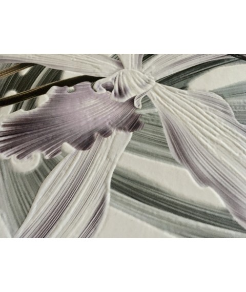 Eco trellis flizelin PVC-free in Provence style Enchanted with Glamorous Flower squares 620 cm x 280 cm