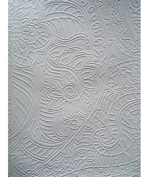 Embossed design panels 3D Paisley pattern structure 155 cm x 250 cm