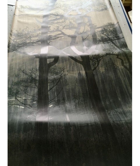 Aktionsrabatt Rabatt Spalier Lis im Schlafzimmer Naturdesigner Misty Forest Dimense Print 125 cm x 270 cm