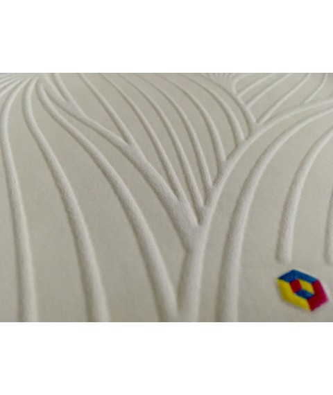 Рельефное дизайнерские панно 3D Weave White structure 155 см х 250 см