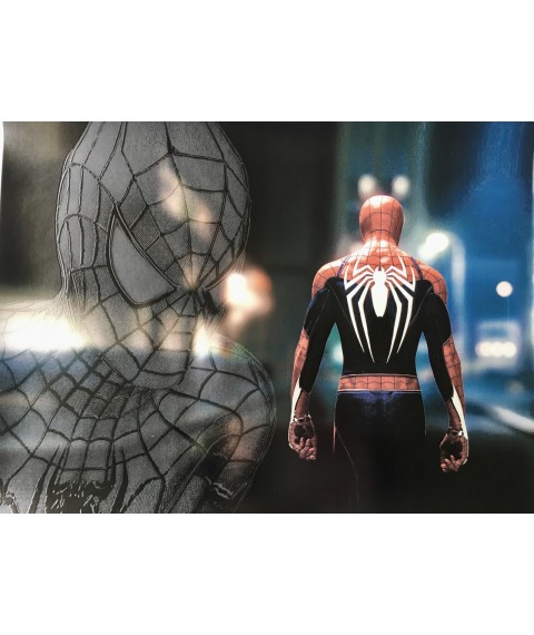 Spider-Man wall poster Spiderman on canvas by numbers # 2 150cm x 110cm