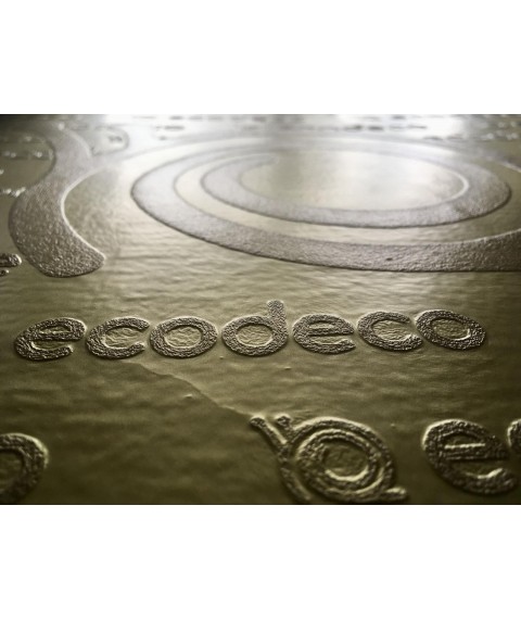 Designer photo wallpaper corporate style embossed Logo 250 cm x 155 cm