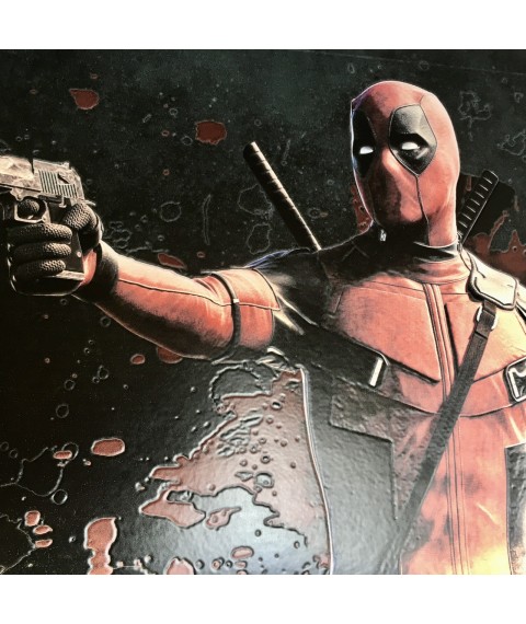 Deadpool poster on the wall on canvas by numbers # 4 Deadpool Deadpool Dimense print 100 cm x 75 cm