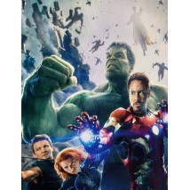 Poster Avengers Marvel Marvel Avengers 2020 on canvas by numbers # 5 Dimense print 150 cm x 110 cm