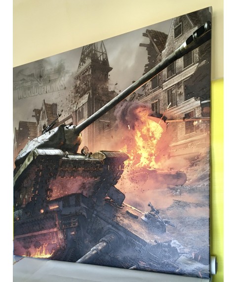 Poster Tanks online gift to gamers designer World of Tanks WoT here is Blitz 150 cm x 150 cm