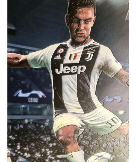 Poster Ronaldo Fifa19 Geschenk f?r Gamer Designer PrintHouse 100 cm x 100 cm