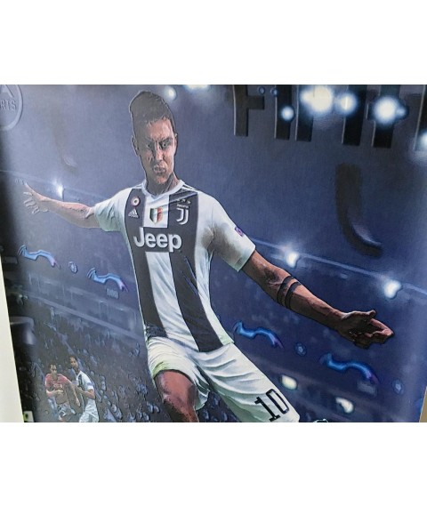 Poster Ronaldo Fifa19 Geschenk f?r Gamer Designer PrintHouse 100 cm x 100 cm