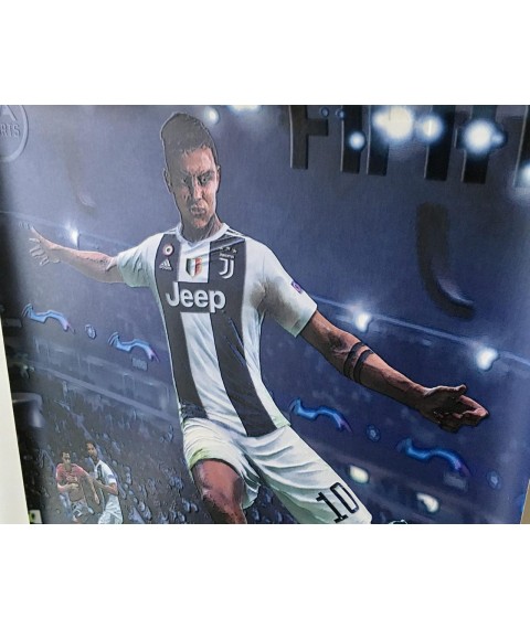 Постер Fifa Роналду подарок геймеру дизайнерское PrintHouse 50 см х 50 см