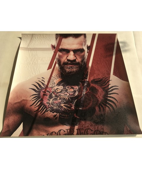 Постер UFC 3 Макгрегор Конор подарок геймеру дизайнерское PrintHouse 50 см х 50 см