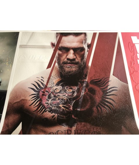 Poster McGregor Conor Geschenk an einen Spieler in UFC 3 Designer PrintHouse 50 cm x 50 cm