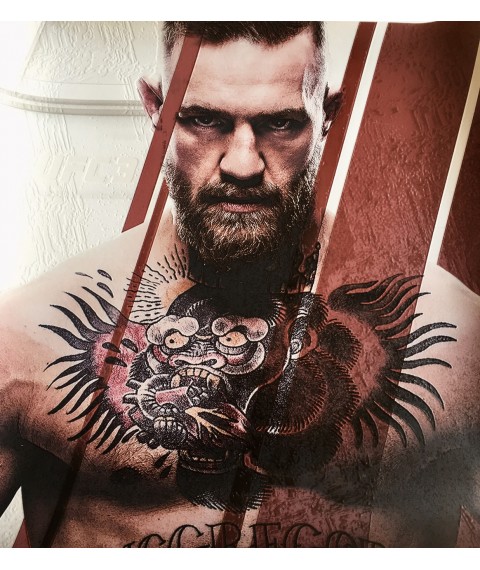 Poster McGregor Conor Geschenk an einen Spieler in UFC 3 Designer PrintHouse 50 cm x 50 cm