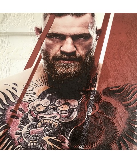 Плакат UFC 3 ММА Макгрегор Конор подарок дизайнерский Dimense PrintHouse 100 см х 100 см