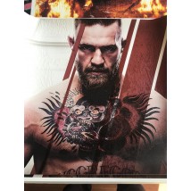 Плакат подарок ММА style UFC 3 Макгрегор Конор дизайнерский Dimense PrintHouse 150 см х 150 см
