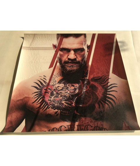 Poster Geschenk MMA Stil UFC 3 McGregor Conor Designer Dimense PrintHouse 150 cm x 150 cm
