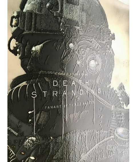 Плакат Death Stranding Сэм Бриджес подарок геймеру дизайнерский PrintHouse 100 см х 100 см