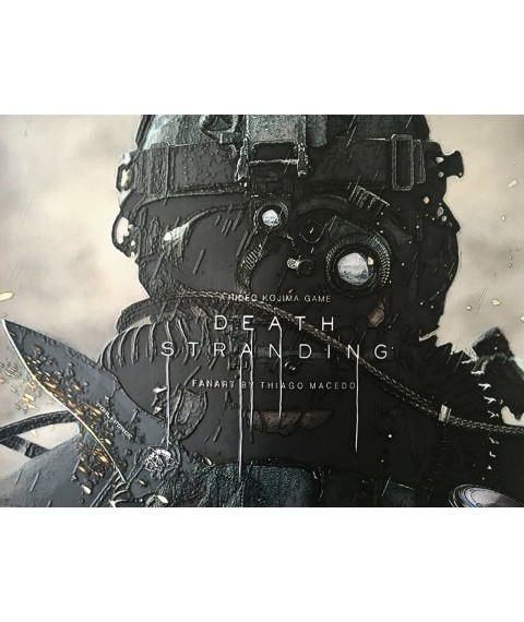 Poster Geschenk Death Stranding Sam Bridges Gamer Designer PrintHouse 150 cm x 150 cm
