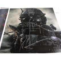 Плакат подарок Death Stranding Сэм Бриджес геймеру дизайнерский PrintHouse 150 см х 150 см