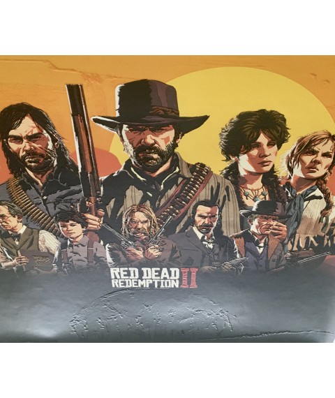 Poster Red Dead Redemption 2 Geschenk f?r Gamer RDR2 Designer PrintHouse 100 cm x 100 cm