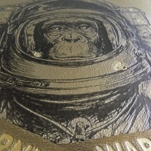 Poster an der Wand Planet der Affen Dimense Golddruck 50 cm x 50 cm