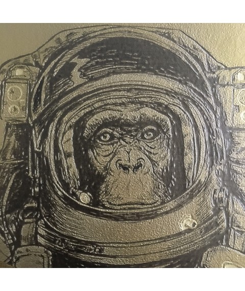 Плакат на стену Планета обезьян Planet of the Apes Dimense Gold print 50 см х 50 см