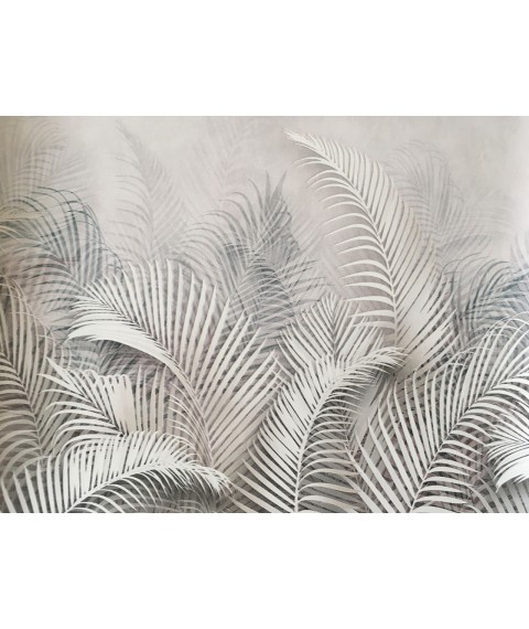 Обои флизелиновые Dimense листья пальмы print 310 см х 280 см Leather