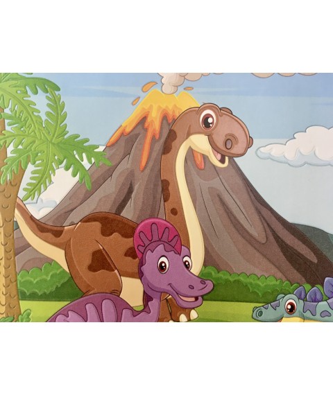 Fototapete guter Dinosaurier 3D f?r das Kinderzimmer Dimense print 310 cm x 280 cm