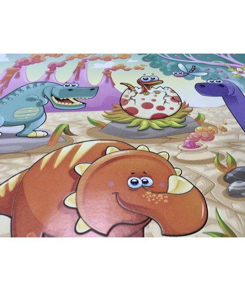 3D Poster f?r das Kinderzimmer ein guter Dinosaurier Ma?e Druck 70 cm x 50 cm