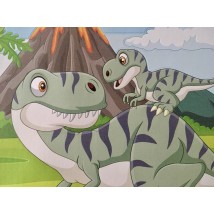 Fototapete Tyrannosaurus Rex im Kinderzimmer Dimense print 310 cm x 280 cm