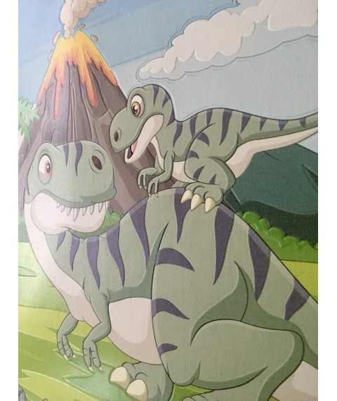 Fototapete Tyrannosaurus Rex im Kinderzimmer Dimense print 310 cm x 280 cm