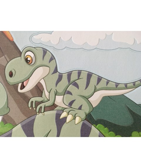 Poster tyrannosaurus rex 3D in the nursery Dimense print 70 cm x 50 cm