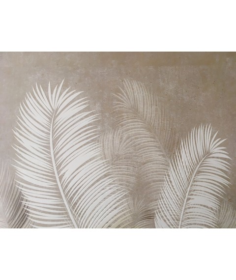 Wall paper golden feather decorative non-woven Dimense print 310 cm x 280 cm