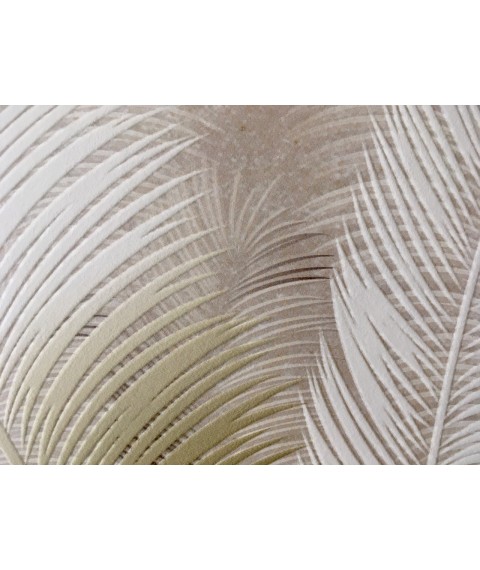 Wall paper golden feather decorative non-woven Dimense print 310 cm x 280 cm