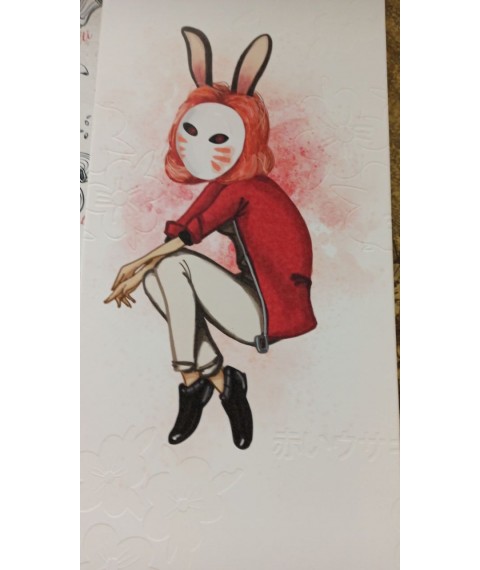 Gem?lde des Autors Red Rabbit rotes Kaninchen Dimense Druckhaus in einer Tube