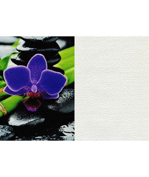 Non-woven trellises Charming quilts in Provence style designer Glamorous Flower Dimense print 465 cm x 280 cm Leather